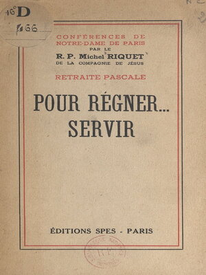 cover image of Pour régner... servir